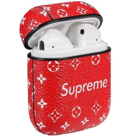 supreme lv airpods pro case